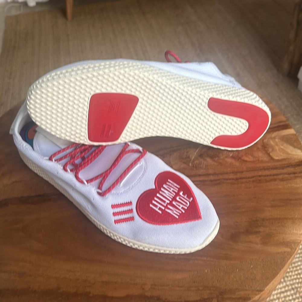 ADIDAS X HUMAN MADE X PHARRELL TENNIS HUMAN LOVE SHOE MEN'S SZ 13.5 NWT/NWOB - Picture 9 of 13